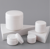 Ventes directes d'usine de boîte de crème cosmétique ronde simple couche pp grande capacité de 200g, 300g, 500g, échantillon gratuit