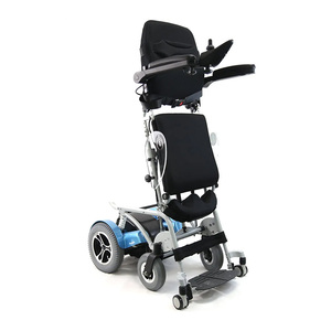 Fauteuil roulant électrique inclinable pliant léger à télécommande pour handicapés - Product Image 2