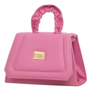 Bolso Bandolera Fana Lady Fashion con Asa Única, Cierre Impermeable, Color Rosa, Material PVC, Uso Diario, Estilo Veraniego - Product Image 1