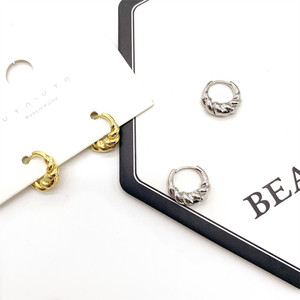 Zhenlu Jewelry Croissant <b>Cuff</b> <b>Earrings</b> Gold And Silver Zinc Alloy Fashion <b>Ear</b> Clips For Gift - Product Image 3