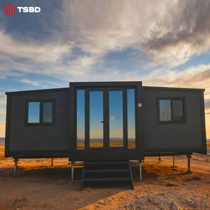 Casas prefabricadas de 40 pies y 20 pies, casas de contenedores expandibles, casas móviles prefabricadas para exteriores de 5 dormitorios, construcción de bienes raíces - Product Image 2