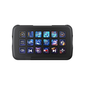 Panel de Control de Voz Multifuncional con IA Waveshare SK18, 18 Teclas Macro LCD de Membrana Integradas, Compatible con Linux + QMK de Sistema Dual - Product Image 1