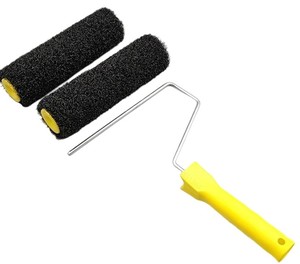 Professionnel 9 pouces 23cm <span class=keywords><strong>rouleau</strong></span> de peinture en Nylon robuste plâtre lisse mur mastic rénovation brosses personnalisable Polyester OEM - Product Image 3