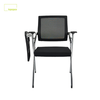 Chaise visiteur de bureau en maille moderne OEM pour salle de conférence pliable pour la formation du personnel et des invités Tissu