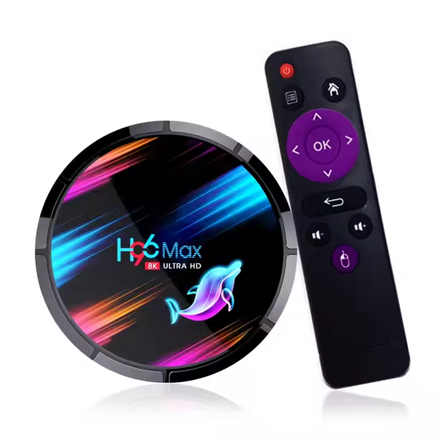 Dual Band 5G WiFi 4K Streaming Media Player OEM TV Box Most Popular H96 Max S905L3 Android 14 TV Box 2GB 16GB