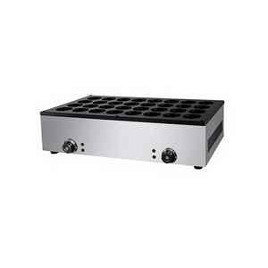 New Electric Red Bean <strong>Cake</strong> <strong>Maker</strong> 16-Hole 32-Hole Pattern Commercial Baking Machine Non-Stick Coating Quick Heating Taiwan Wheel - Product Image 2