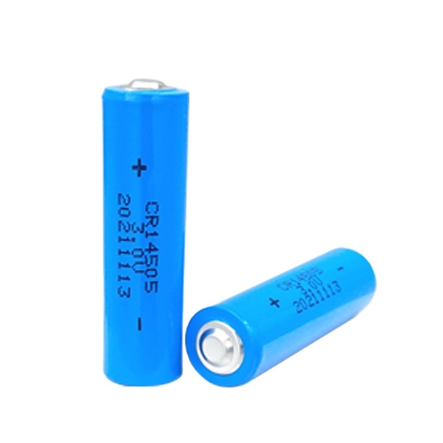 Customized CR14505 AA 3V 1400mAh Li/MnO2 Batteries for Smart Water Meter IOT Devices