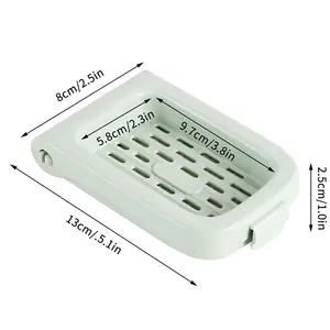 Caja multifuncional para burbujas de jabón, caja de drenaje de jabón de malla de alta elasticidad, caja de almacenamiento de jabón, herramientas de limpieza para el hogar - Product Image 6