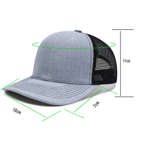 Gorra de camionero de lona transpirable con diseño OEM nuevo y logotipo propio, gorra deportiva de malla ajustable con visera para ciclismo, bordada, al por mayor