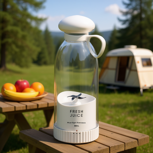 เครื่องปั่นน้ำผลไม้ไฟฟ้า DB ขนาด 350 มล. แบบพกพา ชาร์จผ่าน USB สำหรับใช้ในรถบ้าน - Product Image 2