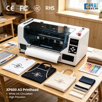 Impresora DTF KECAI A3 con Doble Cabezal XP600 para Impresión de Camisetas, Transferencia Térmica, Impresora Textil