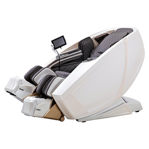 Massage Chair Full Body SL Rail 4D Robotic Hand <b>Zero</b> Gravity Home Smart Massage Chair Dark Gray AS-900 - Product Image 1