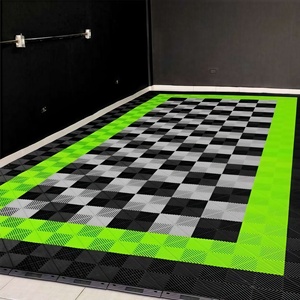 Dalles de sol modulaires pour <span class=keywords><strong>garage</strong></span> KCX, portables, 1,8 cm d'épaisseur, emboîtables, avec drainage, en PP ventilé - Product Image 1