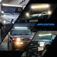 Nouveau 2024 Barre Lumineuse LED de Travail pour Camion Tout-Terrain 4x4, Éclairage Incurvé Rampe 12V 24V 240W, Barres Lumineuses LED RGB en Aluminium pour Voiture