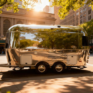 Charcuterie préfabriquée personnalisable Vente en gros industrielle Empanada Saucisse Chariot de boucherie Remorque avec parapluie Bâche - Product Image 2