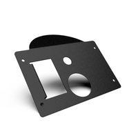 Service de fabrication sur mesure de pièces embouties en tôle OEM, supports de montage en acier au carbone, découpe laser, pliage, revêtement en poudre
