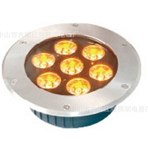 Luz LED subterránea de 7 LED con cuerpo de aluminio IP65 de montaje empotrado para iluminación de caminos de jardín al aire libre - Product Image 3
