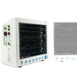 Moniteur patient multiparamètres vétérinaire à écran tactile avec certification CE et batterie intégrée pour clinique vétérinaire de petits animaux - Product Image 5
