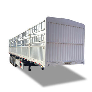 Semirremolque de Cercas Usado de Alta Calidad y Bajo Precio, de 2/3/4 Ejes, para Transporte de Carga Pesada - Product Image 4