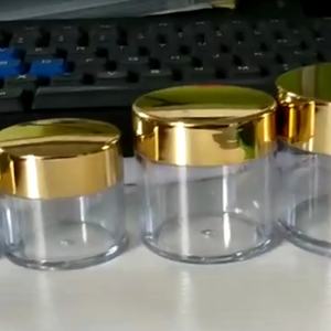 กล่องใส่ผงอะคริลิคสำหรับทำเล็บ ขนาด 1 ออนซ์-30 มล. พร้อมฝาปิด สีทอง สำหรับใส่ผงกลิตเตอร์หรือเครื่องสำอาง - Product Image 4