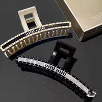 Pinces à cheveux de marque de créateur, polyvalentes, élégantes et sophistiquées, parfaites pour les soirées, accessoires pour cheveux pour femmes, pinces à cheveux avec lettres.