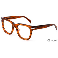 Kacamata Optik Wanita FEROCE China Fashion Trendy Acetate Pola Solid Desain Baru Model 1498