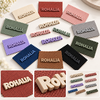 Logo personnalisé 3D en silicone en relief pour transfert thermique, vente en gros, autocollant 3D en silicone pour fer à repasser, étiquette d'impression par transfert thermique pour T-shirt