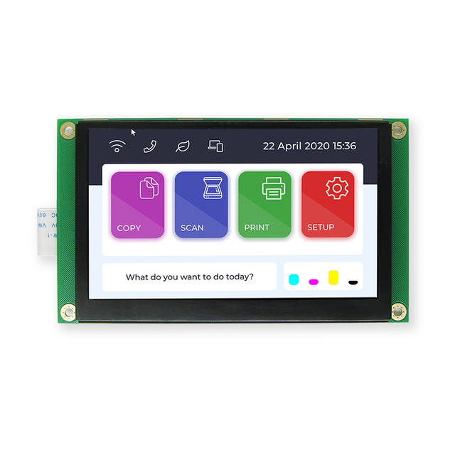 Chipboard Ginkgo 4.3 Inch TFT Module LCD Display Resistive Capacitive Touch, Icore Development Board High Resolution Display
