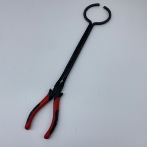 Pinces à bijoux pour four à fusion, résistantes à la chaleur, avec poignée en plastique antidérapante, anti-brûlure, double <span class=keywords><strong>action</strong></span> à ressort - Product Image 4
