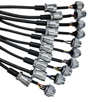 Connecteur d'aviation Weipu WS20-9 avec broches mâles et femelles, moulage par injection intégré, pour câble flexible TRVV haute performance pour chaînes porte-câbles