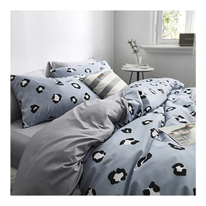 De alta calidad de <span class=keywords><strong>la</strong></span> <span class=keywords><strong>hoja</strong></span> de cama conjunto impreso 4 piezas conjunto ropa - Product Image 1