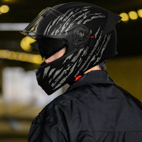 Casque de moto camouflage homologué DOT, modulaire, intégral, en ABS, avec double visière, pour une sécurité accrue lors de la conduite