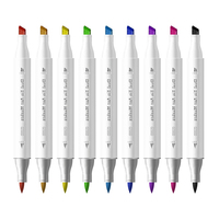 Ensemble de marqueurs à alcool à double pointe 120 168 216 320 couleurs, pinceaux larges, marqueurs artistiques pour le dessin, l'esquisse et l'illustration
