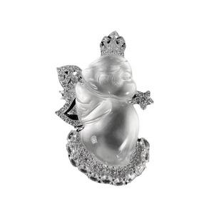 Collar con Colgante de Luna de Diamante y Planeta de Ensueño en Plata de Ley S925 con Cadena de Cierre de Piedra Lunar, Diseño de Nicho, Sensación de Alta Gama para Mujer - Product Image 5