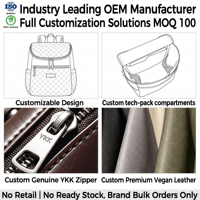 Sac à dos de voyage matelassé en cuir végétalien pour bébé, sac à langer de maternité, fabrication en gros pour usine OEM/ODM de marque privée