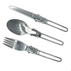<span class=keywords><strong>Set</strong></span> di pentole da campeggio per escursionismo all'aperto 1-2 persone stoviglie da cucina portatili pentole da Picnic ciotole con stoviglie - Product Image 4