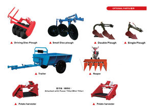 Motoculteur Tracteur agricole à pied Tracteur à deux roues diesel - Product Image 4