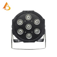 Éclairage DMX personnalisé 7x15w rgbwa led flat par light