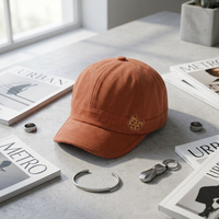 Casquette de baseball légère en toile de coton, broderie personnalisée, ajustable, unisexe, 6 panneaux, visière incurvée, chapeau décontracté pour l'extérieur