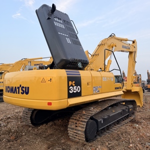 Excavatrice hydraulique sur chenilles d'occasion Komatsu PC350, équipement de construction lourd, 35 tonnes, à vendre pour usage agricole - Product Image 1