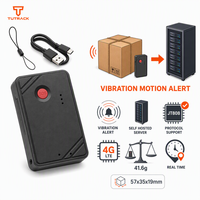 Traceur GPS sans fil compact 57x35x19mm avec alerte de vibration et mouvement pour conteneurs et actifs, serveur privé autonome