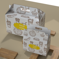 Boîtes d'emballage personnalisées pour camions de restauration rapide, boîtes Happy Meal, frites, poulet frit, boîtes jetables pour la restauration rapide