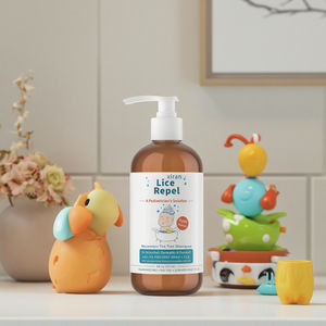 Champú orgánico antipiojos para bebés y cuerpo 2 en 1 con olor a árbol <span class=keywords><strong>de</strong></span> té <span class=keywords><strong>de</strong></span> Romero para prevenir <span class=keywords><strong>piojos</strong></span>, cuidado <span class=keywords><strong>de</strong></span> la piel natural para niños - Product Image 1