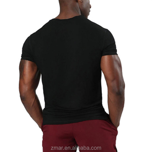 Plain <span class=keywords><strong>uomo</strong></span> Gym T-Shirt di Fitness Sottile Formazione Tee <span class=keywords><strong>Abbigliamento</strong></span> <span class=keywords><strong>Sportivo</strong></span> - Product Image 4