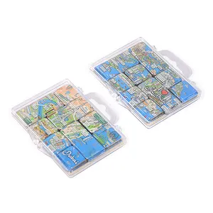 Singapore Souvenir Fridge Magnet Box Packing Epoxy Refrigerator Magnet Gift