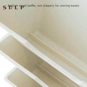 Chariot roulant à <span class=keywords><strong>5</strong></span> niveaux, étagère à livres mobile multifonctionnelle, chariot de rangement pour salles d'étude et bureaux - Product Image 6