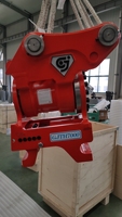 Rotateur hydraulique universel à attache rapide pour excavatrice avec rotation à 180 degrés et couple de 1600 Nm GJTH1600 pour excavatrices de 3 à 5 tonnes