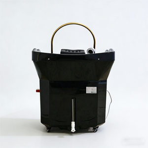 <span class=keywords><strong>Bac</strong></span> à shampoing mobile portable avec circulation d'eau thermostatique, lavabo de lavage de cheveux sur roulettes, en acrylique et métal, design moderne - Product Image 4