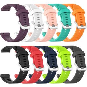 <span class=keywords><strong>Correa</strong></span> de 20mm para Garmin Forerunner 245/645 <span class=keywords><strong>Vivoactive</strong></span> <span class=keywords><strong>3</strong></span> <span class=keywords><strong>correa</strong></span> de silicona suave para Samsung Galaxy Watch 6 5 4 <span class=keywords><strong>correa</strong></span> de reloj deportivo - Product Image 2