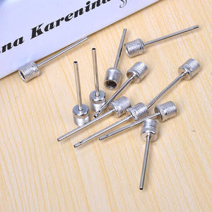 ActEarlier 1 confezione da 100 pezzi in metallo resistente durevole palla per bicicletta pompa ago per pallacanestro pallavolo pallone da <span class=keywords><strong>Rugby</strong></span> palla in PVC - Product Image 3